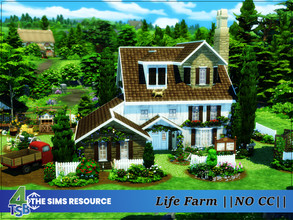Sims 4 — Life Farm by Bozena — The house is located in the Terra Bramblewood . - Henford -on-Bagley. Lot: 40 x 30 Value: