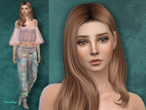 Sims 4 — Delphine Durand by _TRASRAS — Hello I am Delphine, and I am a wonderful designer... Go to Required tab to upload