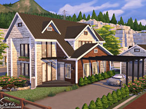 Sims 4 — Sova | noCC by simZmora — An interesting, spacious home for the whole family. Lot:30x20 Lot type: Residential