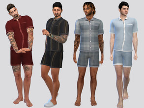 Sims 4 — Briston Sleepwear by McLayneSims — TSR EXCLUSIVE Standalone item 10 Swatches MESH by Me NO RECOLORING Please