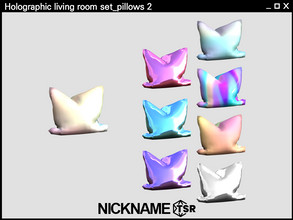 Sims 4 — Holographic living room set_pillows 2 by NICKNAME_sims4 — Holographic living room set 8 package files.