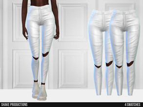 Sims 4 — 914 - White Jeans by ShakeProductions — White Jeans 4 Swatches