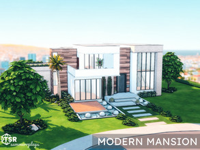 Sims 4 — Modern Mansion  by Summerr_Plays — Modern Mansion in Del Sol Valley. Del Sol Valley 50x40 NO CC 