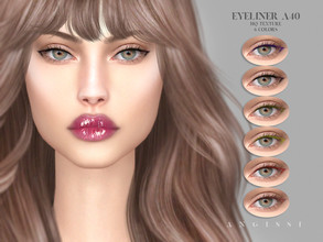 Sims 4 — Eyeliner A40 by ANGISSI — *For all questions go here - angissi.tumblr.com *6 colors *HQ compatible *Female