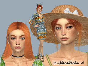 Sims 4 — Summer Hughes by starafanka — DOWNLOAD EVERYTHING IF YOU WANT THE SIM TO BE THE SAME AS IN THE PICTURES NO