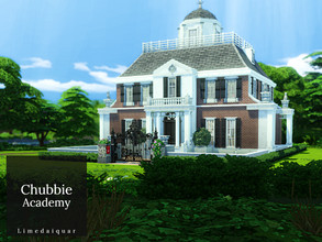 Sims 4 — Chubbie Academy by Limedaiquar — An elite, private children's school...it's where kids are sent if normal