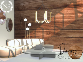 Sims 4 — Danaos Wooden Mural by networksims — A mural of brown wooden planks.