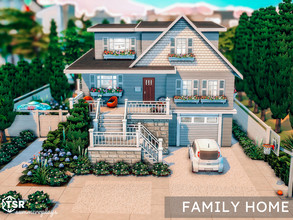 Sims 4 — Family Home | No CC by Summerr_Plays — Suburban Family Home in Del Sol Valley with an in-law basement suite. 