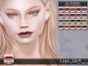 Sims 4 — Lips_269 by tatygagg — New Lipstick for your sims - Female, Male - Human, Alien - Teen to Elder - Hq Compatible