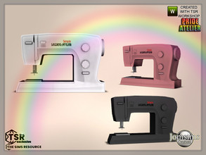 Sims 4 — Pride 2022 atelier deco sewing machine by jomsims — Pride 2022 atelier deco sewing machine