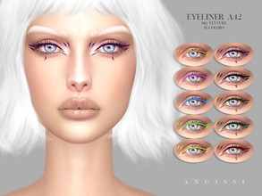Sims 4 — Eyeliner A42 by ANGISSI — *For all questions go here - angissi.tumblr.com *10 colors *HQ compatible *Female