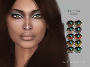 Sims 4 — EYES A55 by ANGISSI — *For all questions go here - angissi.tumblr.com Facepaint category 10 colors HQ compatible