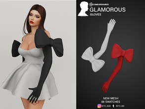 Sims 4 — Glamorous (Gloves) by Beto_ae0 — Elegant gloves, enjoy it - 08 colors - New Mesh - All Lods - All maps