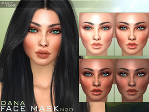 Sims 4 — [Patreon] Dana Face Mask N20 by MagicHand — Realistic face mask in 5 skin color variations - HQ Compatible.