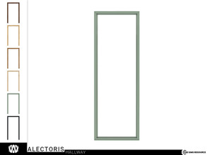 Sims 4 — Alectoris Wall Mirror by wondymoon — - Alectoris Hallway - Wall Mirror - Wondymoon|TSR - Creations'2022