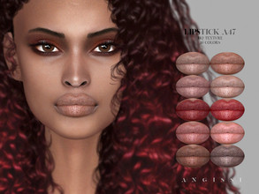 Sims 4 — Lipstick A47 by ANGISSI — For all questions go here ---- angissi.tumblr.com -10 colors -HQ compatible -Female