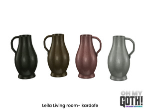 Sims 4 — Oh My Goth_kardofe_Leila_Vase 3 by kardofe — Beautiful ceramic vase, in four colour options,