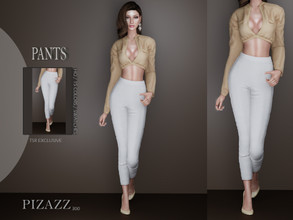 Sims 4 — Cropped Leggings by pizazz — Cropped leggings pants for your Sims 4 games. . Make it your own style! The pants