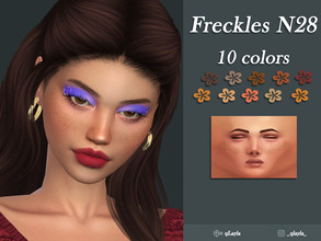 Sims 4 — Freckles N28 by qLayla — The freckles are : - base game compatible - available from teen to elder The freckles