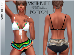 Sims 4 — SWIMSUIT BOTTOM WITH SKIRT by Sims_House — SWIMSUIT BOTTOM WITH SKIRT 9 options. SWIMSUIT BOTTOM WITH A SKIRT