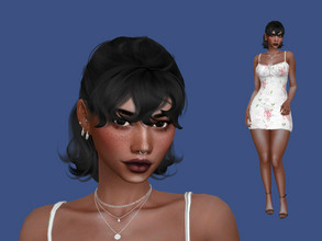Sims 4 — Sheila Omenuko by EmmaGRT — Young Adult Sim Trait: Materialistic Aspiration: Mansion Baron Pronouns are set as