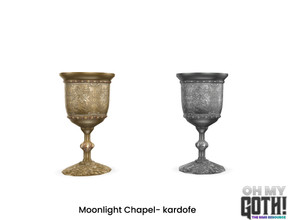 Sims 4 — Oh My Goth_kardofe_Moonlight_Cup by kardofe — Chalice in two options, gold or silver