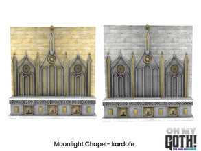 Sims 4 — Oh My Goth_kardofe_Moonlight_The Altar by kardofe — Decorative altar, large size, gothic style, in two colour