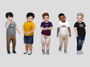Sims 4 — Graphic Tees Toddler by McLayneSims — TSR EXCLUSIVE Standalone item 9 Swatches MESH by Me NO RECOLORING Please