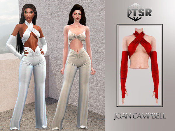Sims 4 — Genesis Top by Joan_Campbell_Beauty_ — 12 swatches Custom thumbnail Original mesh Hq compatible