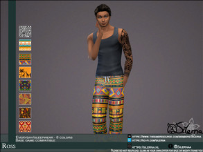 Sims 4 — Ross by Silerna — - Base game compatible - Everyday/Sleepwear - Teen to elder - 8 different colors - Please do