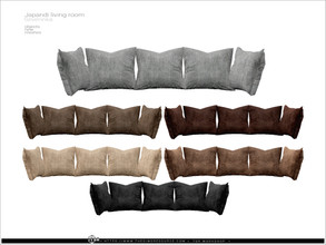 Sims 4 — Japandi livingroom - loveseat pillows by Severinka_ — Pillows for loveseat From the set 'Japandi living room'