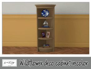 Sims 4 — Wildflower deco cabinet by so87g — cost: 145$, 6 colors, you can find it in decor - misc All my preview
