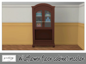 Sims 4 — Wildflower floor cabinet by so87g — cost: 545$, 6 colors, you can find it in surfaces - display All my preview