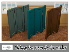 Sims 4 — Vintage chic room divider by so87g — cost: 640$, 5 colors, you can find it in entertainment - kid furniture All