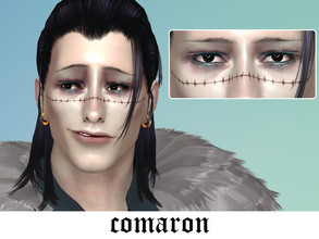 Sims 4 — sir crocodile scar by comaron — found in: skin details for male and female frame 1 swatch 