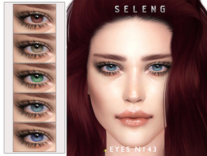 Sims 4 — Eyes N143 by Seleng — HQ compatible eyes with 18 colours. Allowed for all the ages. Enjoy!