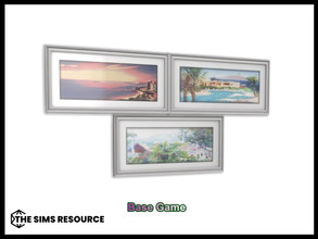Sims 4 — Summer Breez Tropical Sunlight Art by seimar8 — Maxis match panoramic art with a Mediterranean scenes Base Game