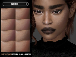 Sims 4 — Poppy Blush N.99 by IzzieMcFire — Poppy Blush N.99 contains 8 colors in hq texture. Standalone item with