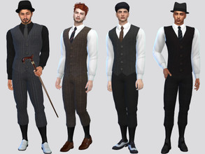 Sims 4 — Gentleman Suit by McLayneSims — TSR EXCLUSIVE Standalone item 10 Swatches MESH by Me NO RECOLORING Please don't