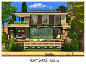 Sims 4 — Ishana by Ray_Sims — This house fully furnished and decorated, without custom content. This house has 3 bedroom