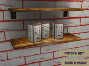 Sims 4 — Tea Boxes 01 by siomisvault — This one works for a house a shop or .... you know! Are boxes of Tea and for this