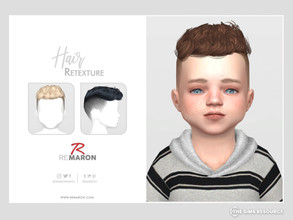 Sims 4 — Bryan Toddler Hair Retexture Mesh Needed by remaron — Hair retexture for Toddler in The Sims 4 PLEASE READ