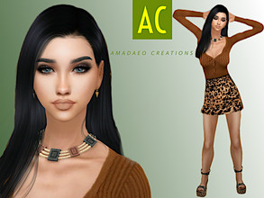 Sims 4 — Paige Cathcart by Amadaeo1969 — Young Adult Female Traits -Foodie -High Maintenance -Cat Lover Aspiration