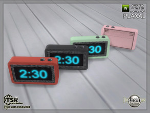 Sims 4 — Plaxal bedroom deco alarm clock by jomsims — Plaxal bedroom deco alarm clock