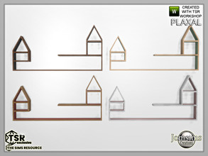 Sims 4 — Plaxal wall shelf by jomsims — Plaxal wall shelf