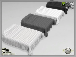 Sims 4 — Ratan bedroom blanket1 by jomsims — Ratan bedroom blanket1