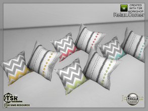 Sims 4 — Relax corner cushion2 by jomsims — Relax corner cushion2 without blanket