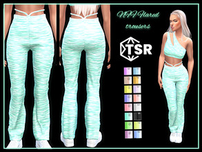 Sims 4 — Flared trousers by Nadiafabulousflow — Hi guys! This upload its a light flared trousers - New mesh - Compatible