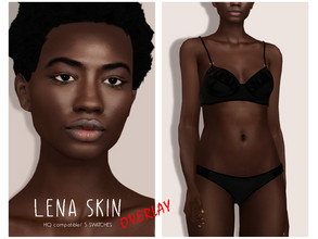 Sims 4 — [Patreon] Lena Skin OVERLAY by thisisthem —  - HQ Compatible ; - Overlay (5 swatches) ; - Skin Details Category