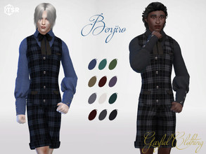 Sims 4 — Benjiro by Garfiel — - 15 colours - Everyday, party, formal - Base game compatible - HQ compatible